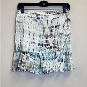 Sim & Sam Women’s Medium Tie-Dye Ruffle Skirt